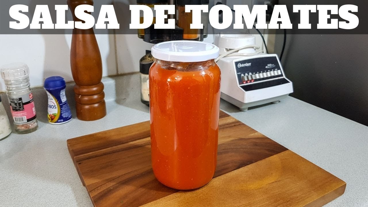 SALSA de TOMATES casera [Tomate POMAROLA] [Natural] [Conserva] | William Priets