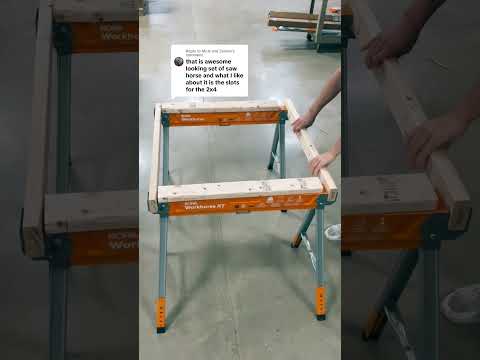 BORA Workhorse XT features #sawhorse #woodworking #tools #workstand