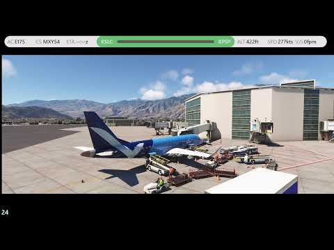 BREEZE Salt Lake to Palm Springs | MXY54 E75L KSLC-KPSP