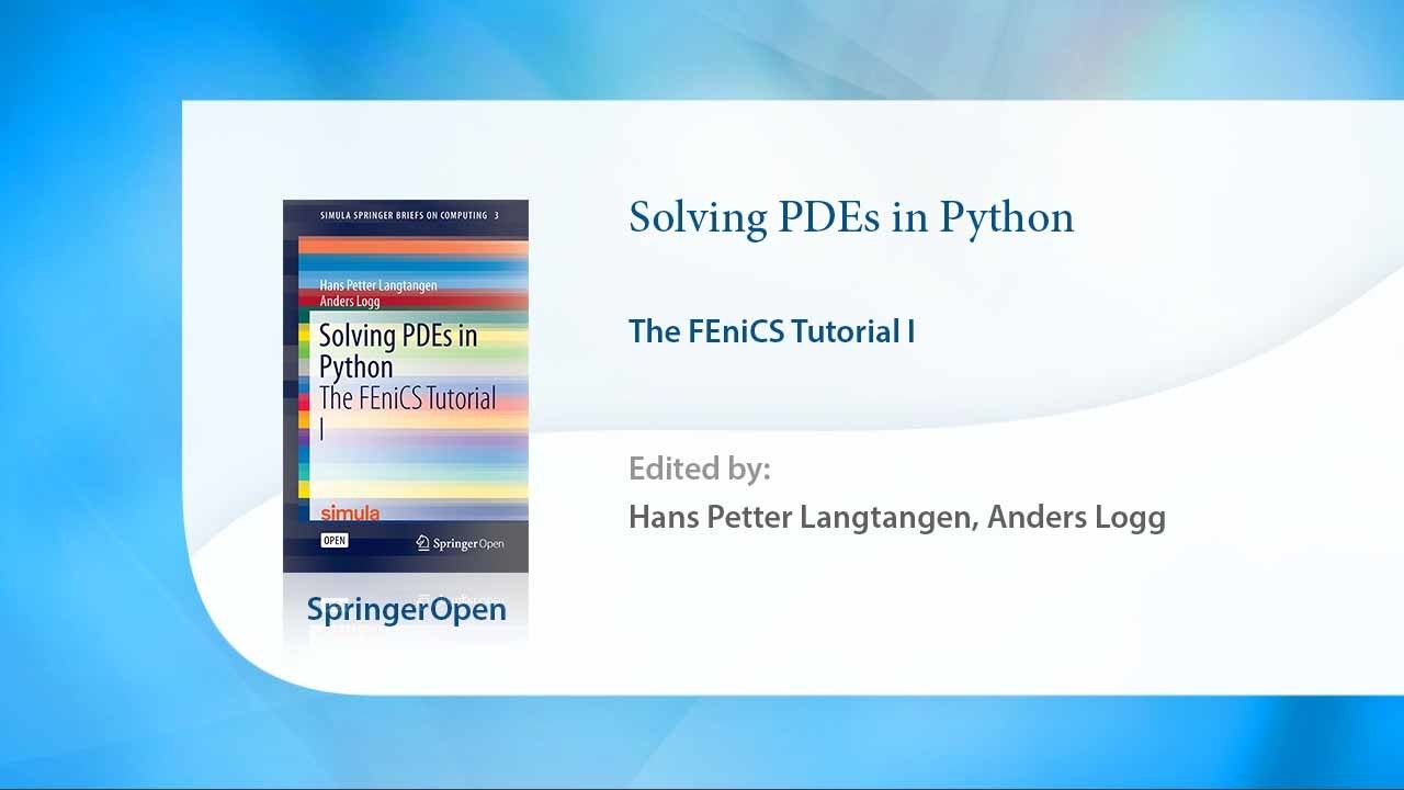 Solving PDEs in Python