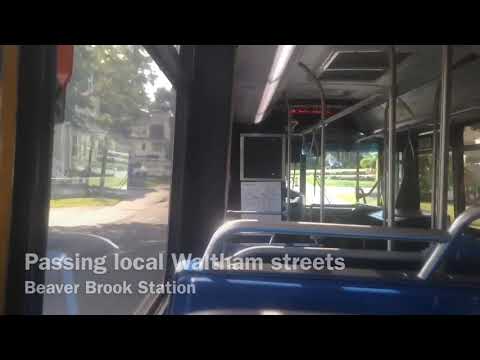 Riding the MBTA 170 from Waltham to Dudley