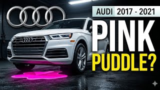 Audi Low Coolant Warning? Don't Ignore This Pink Puddle!