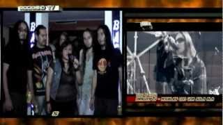 DRAGONFLY EN BACKSTAGE ROCK BAR - MEET & GREET TOTAL ROCK 2012 - ROCKMIND TV