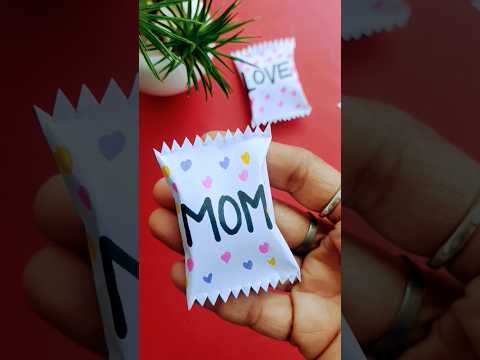 Gift for mom | DIY paper toffee | Last minute gift idea | #art #shorts #mother #mom