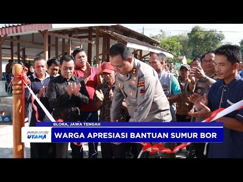POLRES BLORA BANGUN SUMUR BOR UNTUK ATASI KRISIS AIR