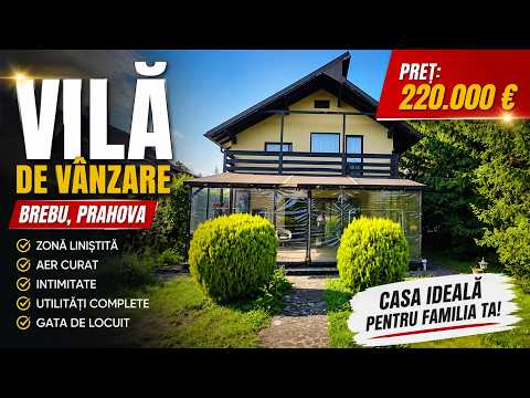 Vila cu 6 camere de vanzare in Brebu — Video
