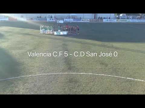 RESTV / Valencia C.F 5 - C.D San José 0 / ALEVÍN / 1a Fase
