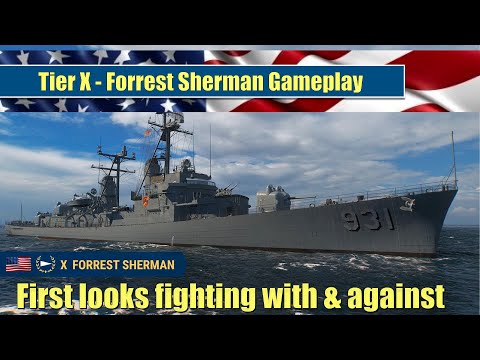 Forrest Sherman Observed Gameplay | As Teammate & Against | WoWs