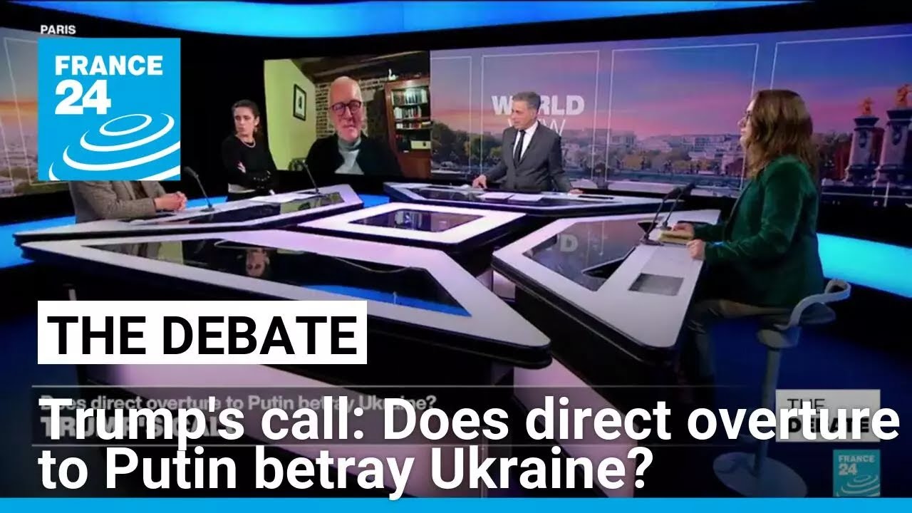 Trump's call: Does direct overture to Putin betray Ukraine? • FRANCE 24 English