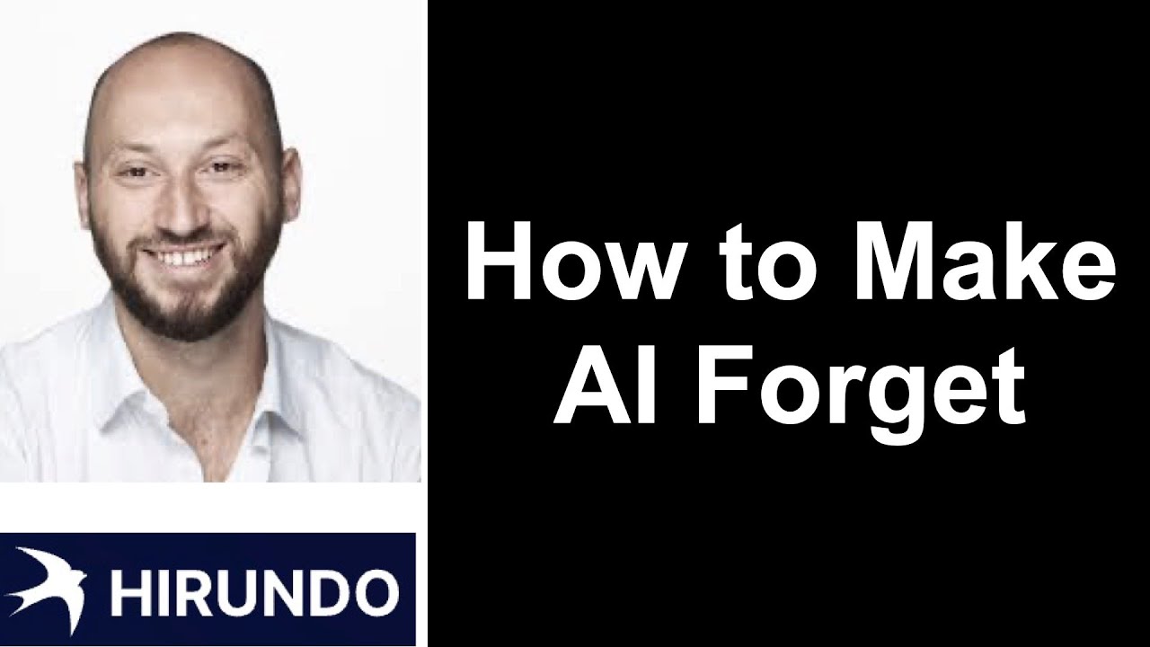 How to Make AI Forget