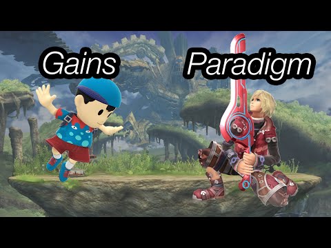 Gains (Ness, Mario) Vs. Paradigm (Shulk)