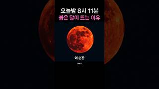개기월식, 붉은 달이 뜨는 이유 | 가장 달이 붉게 물드는 시간 #개기월식 #9월7일 #이슈