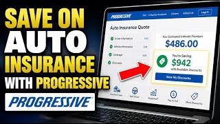 How to Save on Auto Insurance with Progressive - Easy Tutorial