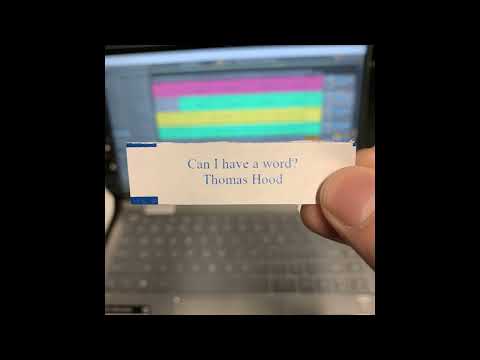 Thomas Hood - Can I have a word?  [Full Album Out Now]