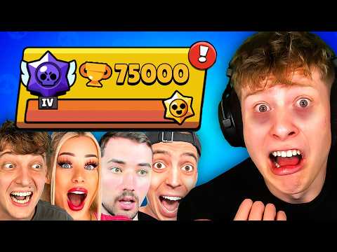YOUTUBER bestimmen 24 Stunden🕙 mein LEBEN in Brawl Stars! (75.000🏆 PUSH...)