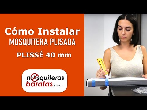 Cómo instalar Mosquitera Plisada 40mm Plissé 1 hoja