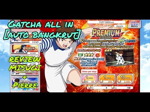 Gacha All in [auto bangkrut]  + Update Misugi & Piere Jy - CAPTAIN TSUBASA ZERO MIRACLE