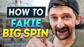 HOW TO FAKIE BIG SPIN THE EASIEST WAY TUTORIAL!