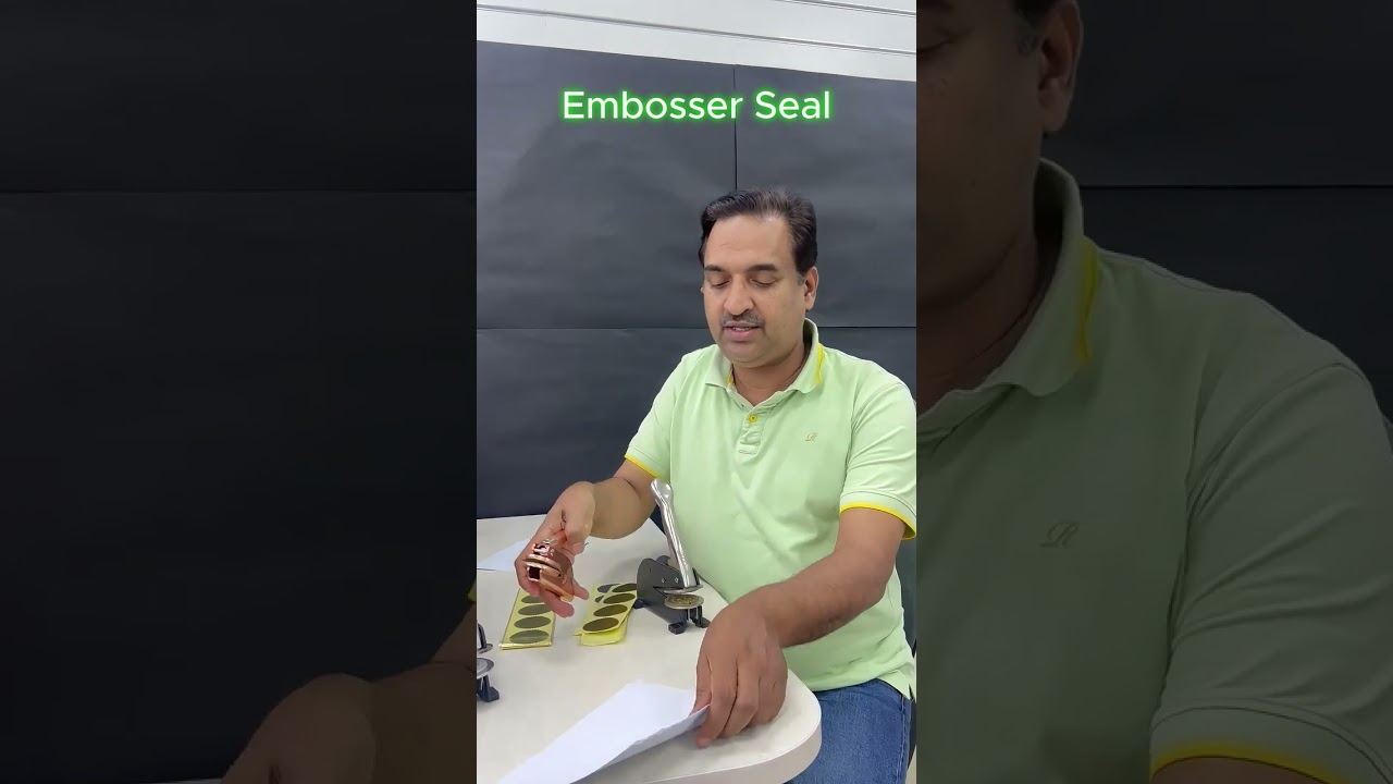 Custom Made Embosser Seal Stamp