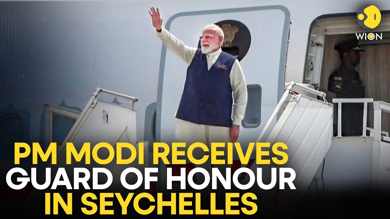 LIVE: PM Modi’s Ceremonial Guard of Honour Welcome in Seychelles | WION