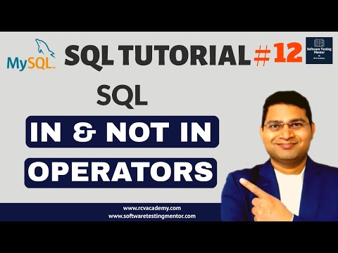 Tutorial SQL n. 12 - Operatori SQL IN e NOT IN