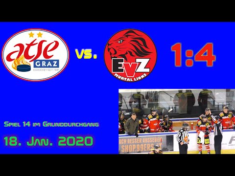 GPH Media - ATSE Graz vs. EVZ 1:4   18 Jänner 2020  14. Spiel im Grunddurchgang