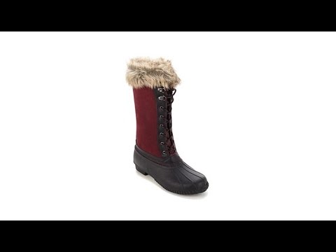 Sporto Waterproof Suede and Leather Duck Boot