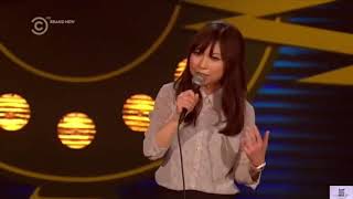 Japanese female stand-up comedian Yuriko Kotani talks about "Ish", Russell Howard’s Stand Up Central