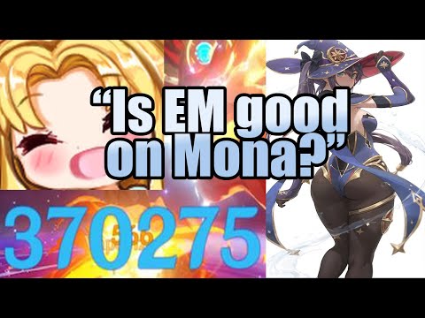 What Enviosity Thinks of my THICC C2 Mona Build + DPS showcase & build explanation | Genshin Impact