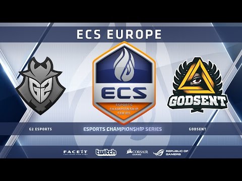 G2 vs GODSENT - Overpass (ECS Season 2 Europe)