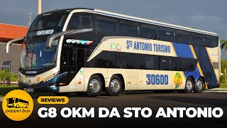 Conhecendo O G8 0KM DA STO ANTONIO! #onibus #turismo