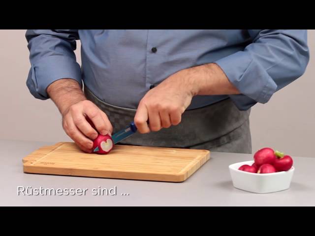 Video teaser for Kuhn Rikon COLORI® Titanium Messer (deutsch)