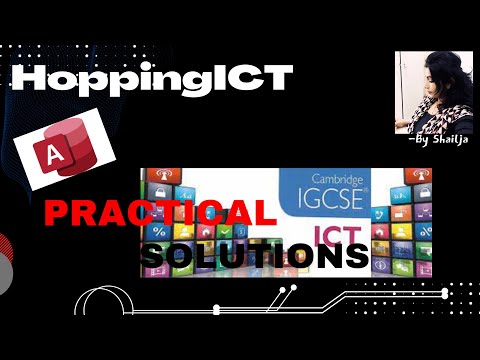 2016 OCTOBER/NOVEMBER, PAPER 2| MS ACCESS #IGCSE  #ICT  #PASTPAPERS #WINTERPAPER2 #DATAMANIPULATION