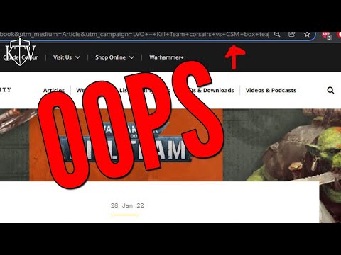 Next Kill Team Box? Aeldari Corsairs vs Chaos Space Marines, apparently