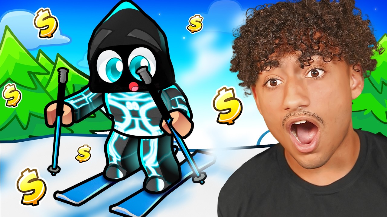 MAKING TRILLIONS IN ROBLOX SKI AND SLIDE!