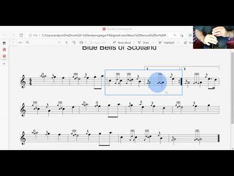 Blue Bells of Scotland instructional