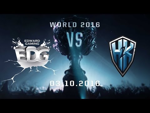 Highlight EDG vs H2K - World Championship 2016 (Match 20 Group C Day 4)