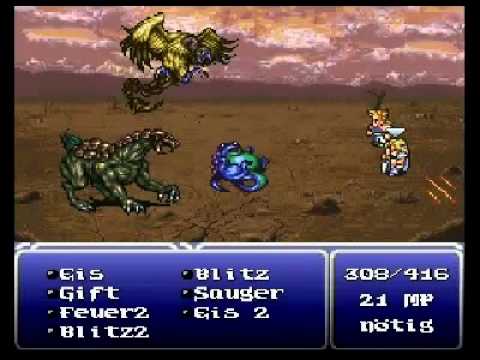 Let's Play Final Fantasy 6 part 52 SNES Version (deutsch) Erdbeben