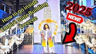 EMPIRE STATE BUILDING TOUR IN NEW YORK 🌆 2025 EMPIRE STATE BUILDING USA 🇺🇸