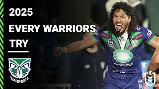 Every New Zealand Warriors Try from 2025 | NRL