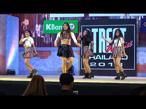 180512 Chong cover Blackpink  - Intro & 마지막처럼 (AS IF IT'S YOUR LAST) @ Street World Thailand 2018