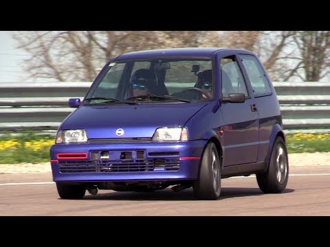 Turbo FIAT Cinquecento SWAP 1.4 T-Jet - Track action & on board