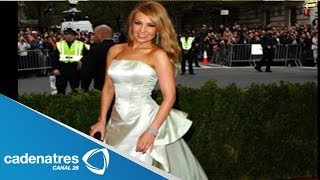 No reconocen a cantante Thalia en gala del Met / Ya ni llorar es bueno