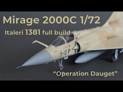Истребитель Mirage 2000C (Italeri 1381)