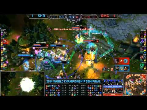 SHR inSec Partying hard on OMG Towerdive - SHR vs OMG Game 3 (S4 Worlds)