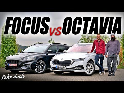 New Skoda Octavia 2020 vs. Ford Focus Turnier | Which is the BEST STATION WAGON? Drive it