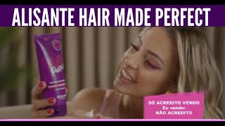 Liso Perfeito Alisante Hair Made Perfect Como Usar  Progressiva Alisante Hair Made Perfect Preo