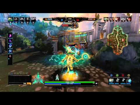 Smite: Quadra kill with Anubis