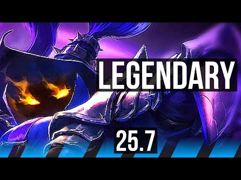 VEIGAR vs SYNDRA (MID) | 11/0/9, Legendary | KR Diamond | 25.7