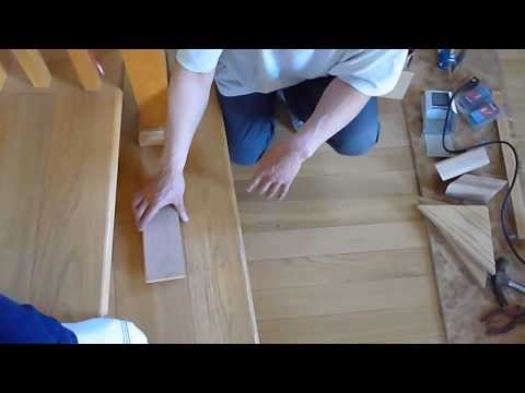 Hardwood Floor --part 4: How to Stair and Handrail (spiral curved)